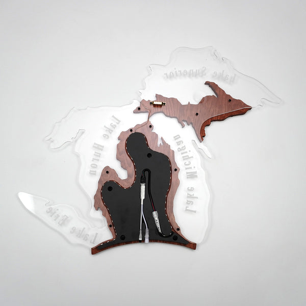 Michigan Edge Lit Wall Sign