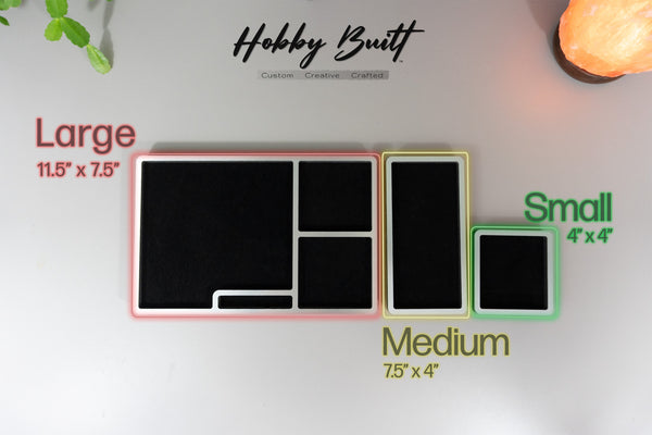 Modern Aluminum Desktop Organization Catch All Storage Tray