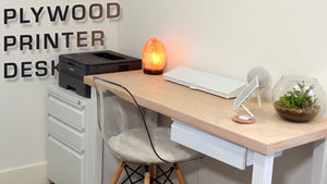 Compact Printer Desk